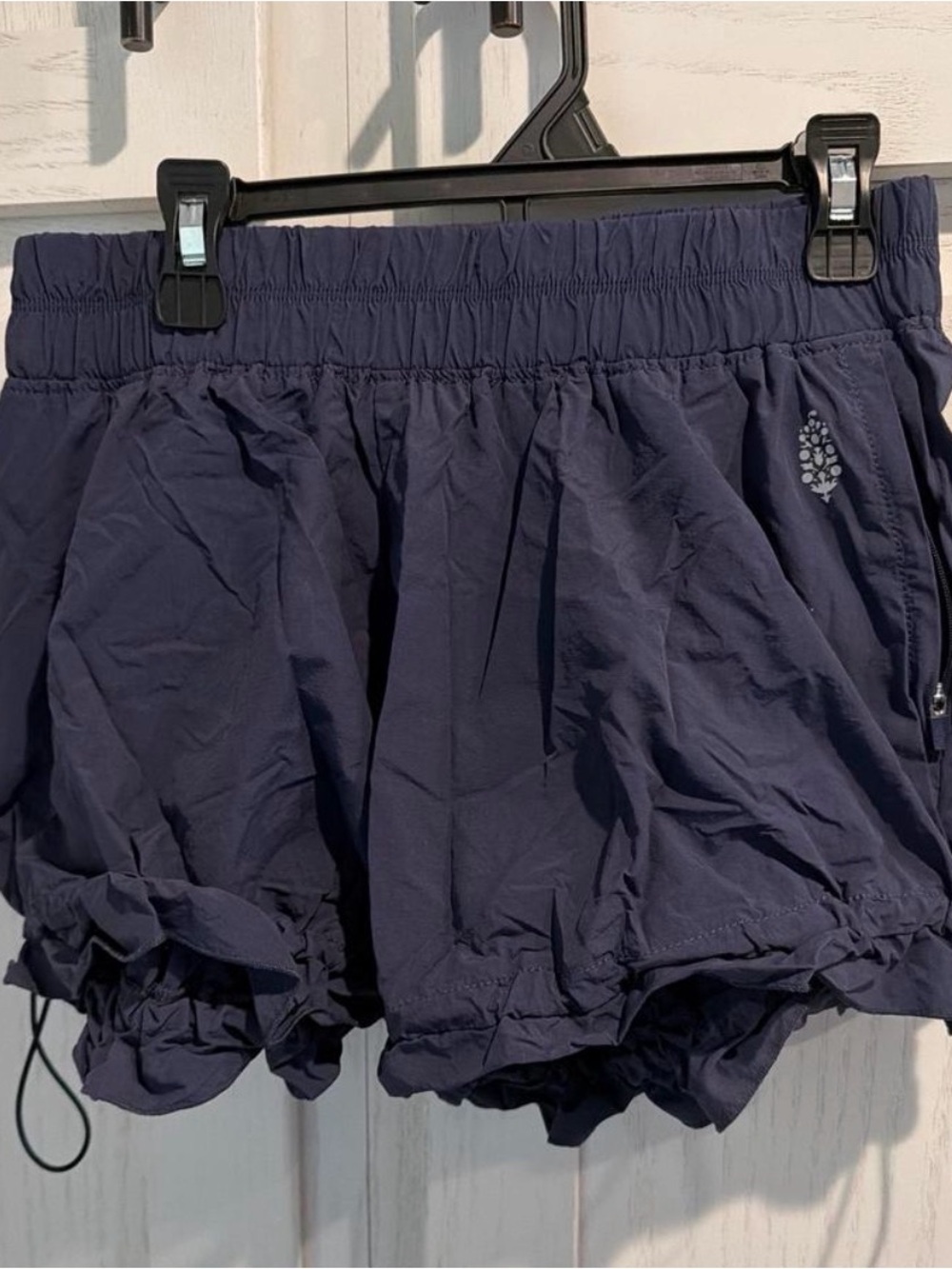 Free People Movement Navy Women's Active Bubble Shorts